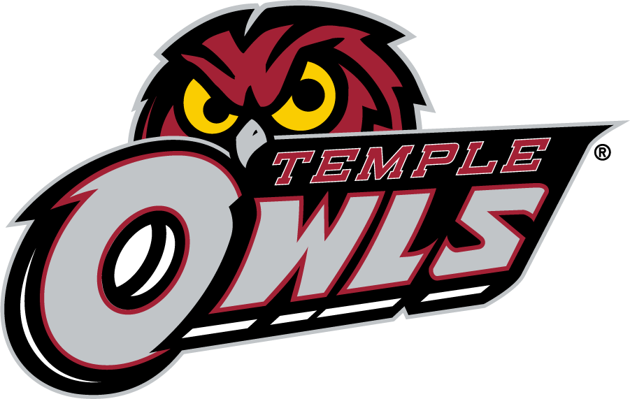 Temple Owls 2014-2017 Secondary Logo v3 iron on transfers for clothing